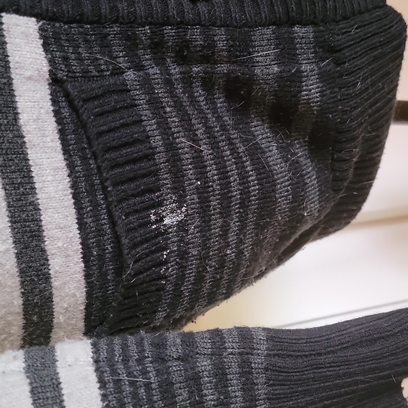 Black & Grey Striped Daytrip Cardigan - Picture 5 of 8